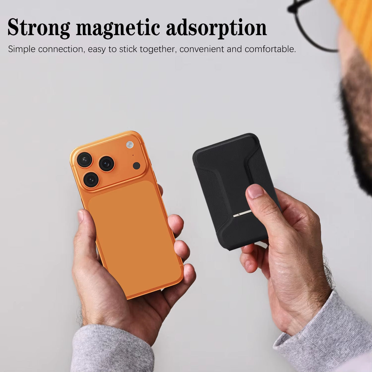 Best Sell Product Multi-Functional Magnetic Wallet Card Tripod Adjustable Stand Selfie Stick with Card Slot Outdoor Case Holder
