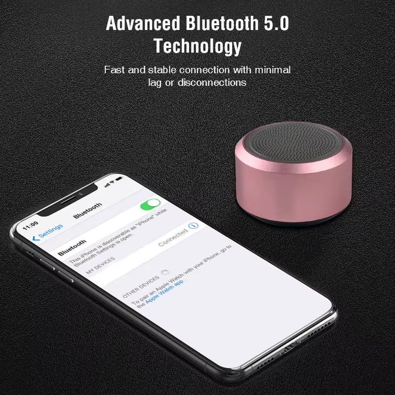 US Warehouse Support V5.0 Bluetooth Speaker Radio Portable Colorful Mini round Speakers Wireless Speaker Ship Local