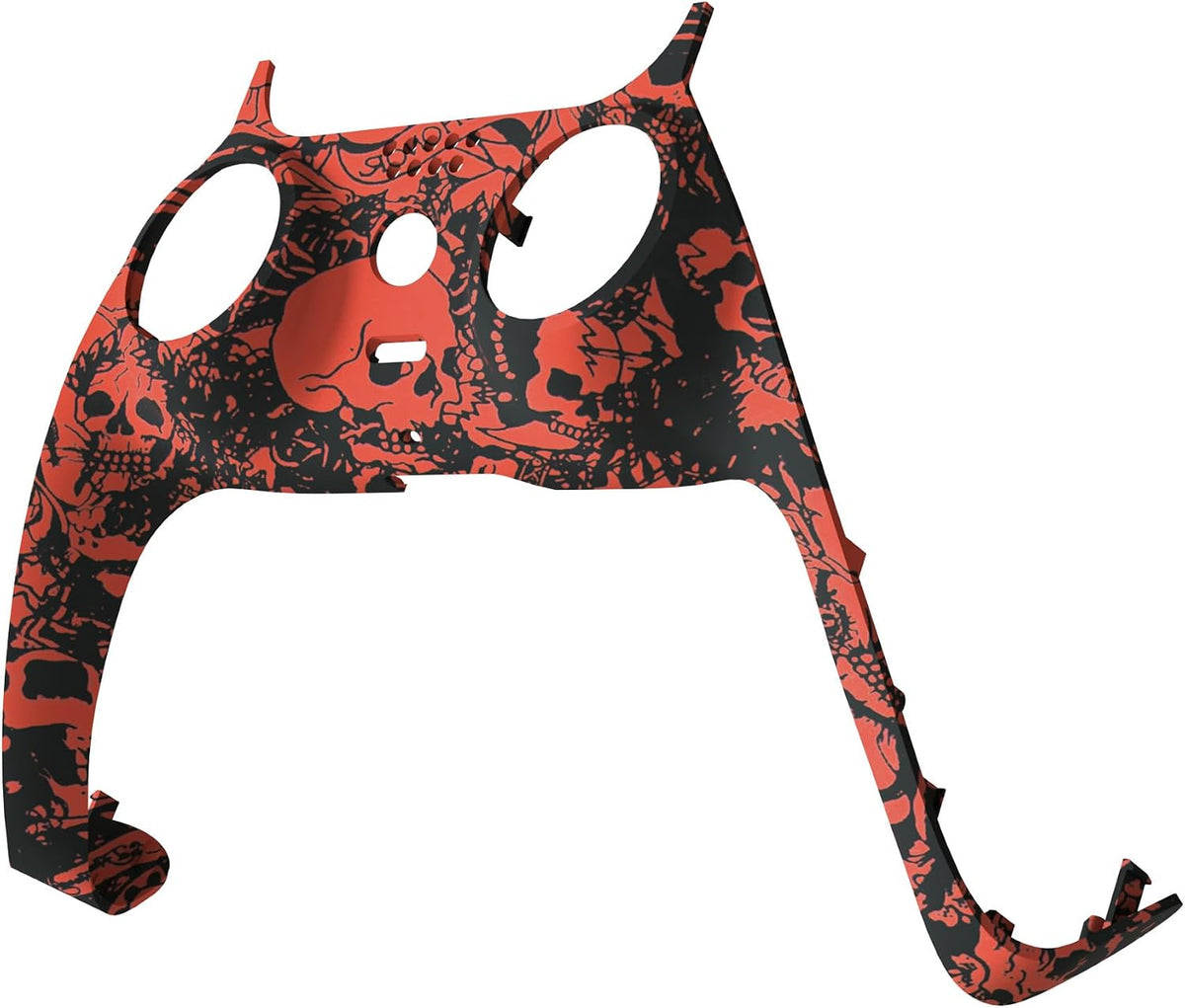 Demons and Monsters Decorative Trim Shell Compatible with P S 5 Controller, DIY Replacement Clip Shell, Custom Plates Cover Compatible with P S 5 Controller with Accent Rings
